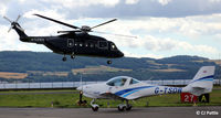 Dundee Airport, Dundee, Scotland United Kingdom (EGPN) - Airport action at Dundee - by Clive Pattle