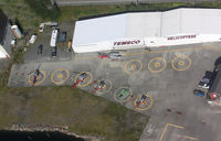 Ketchikan /temsco H/ Heliport (17AK) - Temsco Helicoptor base.  Stiched from several photos while flying by in N409PA - by Timothy Aanerud