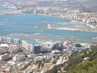 Gibraltar Airport - View from the rock. - by Nuno Filipe Lé Freitas