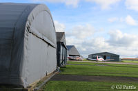 Dunkeswell Aerodrome - Hangar view at Dunkeswell - by Clive Pattle