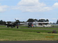 Ardmore Airport - trio of oldies at open day - by magnaman