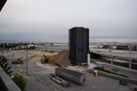 Boise Air Terminal/gowen Fld Airport (BOI) - Start of the removal of the old control tower. Tower cab is already gone. - by Gerald Howard