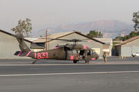 Santa Paula Airport (SZP) - Unknown FireBomber at SZP Thomas Fire FireBase, landed. Note smoky sky. - by Doug Robertson