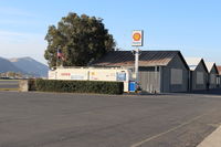 Santa Paula Airport (SZP) - Santa Paula self-serve SHELL 100LL Fuel Dock, note lower price - by Doug Robertson
