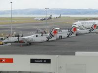 Auckland International Airport, Auckland New Zealand (NZAA) - triple trouble on ramp at AKL - by magnaman
