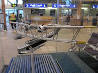 Vancouver International Airport - YVR South Terminal. Model of Vickers Supermarine Stanraer flying boat - by Manuel Vieira Ribeiro