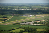 Turweston Aerodrome Airport, Turweston, England United Kingdom (EGBT) - Turweston, as seen from Bulldog G-GRRR. - by Howard J Curtis