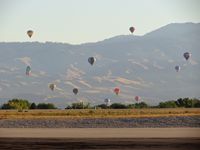 Boise Air Terminal/gowen Fld Airport (BOI) - Ballons on the rise again. The wind normally keeps them north of the airport. - by Gerald Howard