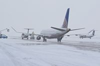 Boise Air Terminal/gowen Fld Airport (BOI) - Waiting in line for de icing. - by Gerald Howard
