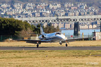 Dundee Airport, Dundee, Scotland United Kingdom (EGPN) - Threshold touchdown at Dundee - With the Tay Rail Bridge in the background. - by Clive Pattle