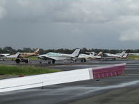 Archerfield Airport, Archerfield, Queensland Australia (YBAF) - one of many apron parking areas at this great GA field in SW Brisbane - by magnaman
