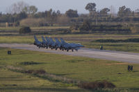 Andravida Airport - Hellenic Air Force F-16's on the makeshift ''Last Chance'' during Exercise Iniochos 2018. - by Roberto Cassar