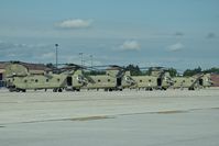 Boise Air Terminal/gowen Fld Airport (BOI) - CH-47Fs from the Washington Army national Guard training from the Idaho ANG ramp. - by Gerald Howard