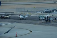 Boise Air Terminal/gowen Fld Airport (BOI) - Passengers getting ready to fly into the Idaho back country for rafting or camping trips. - by Gerald Howard
