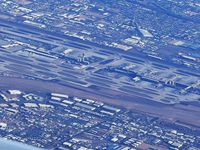 Phoenix Sky Harbor International Airport (PHX) - Seen from the air - by Daniel Metcalf