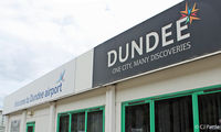 Dundee Airport, Dundee, Scotland United Kingdom (EGPN) - Dundee Airport Terminal signage. - by Clive Pattle