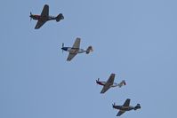 Nampa Municipal Airport (MAN) - Fly by of WW II aircraft. - by Gerald Howard