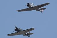 Nampa Municipal Airport (MAN) - WW II aircraft fly by. - by Gerald Howard