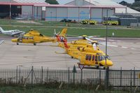 Norwich International Airport - NHV Helicopters share the Saxon Ramp
OO-NSN, OO-NSQ , OO-NHY - by AirbusA320