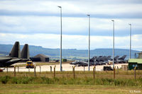 RAF Lossiemouth - A view of the northern apron at RAF Lossiemouth - by Clive Pattle