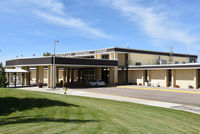 Pocatello Regional Airport (PIH) - Passenger terminal of Pocatello Rgnl airlport, ID - by Jack Poelstra