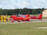 Wautoma Municipal Airport (Y50) - nice pair of reds at Wautoma.
Nearest to camera a mystery aircraft!
If you know the N number please e-mail me!!! - by magnaman
