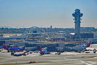 Los Angeles International Airport (LAX) - Taken from ZK-OKN (AKL-LAX) - by Micha Lueck