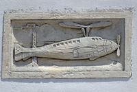 William P Hobby Airport (HOU) - details of the relief ornaments on the Houston Municipal Airport terminal building - restored and maintained by volunteers and staff of the 1940 Air Terminal Museum - by Ingo Warnecke