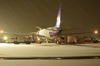 Boise Air Terminal/gowen Fld Airport (BOI) - Fed Ex ramp. - by Gerald Howard