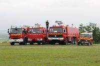 La Ferté-Alais Airport - Fire trucks, La Ferté Alais Airfield (LFFQ) - by Yves-Q