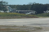 Chichen Itza International Airport, Chichen Itza, Yucatán Mexico (MMCT) - remains of Boeing 727 XA-AAQ (N935PG) - by Jan Buisman