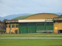 RAF Shawbury Airport, Shawbury, England United Kingdom (EGOS) - hanger at RAF Shawbury - by andysantini photos