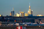 Frankfurt International Airport, Frankfurt am Main Germany (EDDF) - Airport and skyline of Frankfurt/Main - by Uwe Zinke