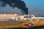 Frankfurt International Airport - A Condor cabin simulator was burning down. Nobody was injured!!! - by Uwe Zinke