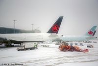 Toronto Pearson International Airport (Toronto/Lester B. Pearson International Airport, Pearson Airport) - Toronto Pearson International Airport, winter activities. - by miro susta