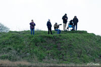 RAF Coningsby - Spotters on the southside hump at RAF Coningsby. - by Clive Pattle