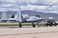 Boise Air Terminal/gowen Fld Airport (BOI) - A-10C from the Idaho ANG towed for maintenance. - by Gerald Howard