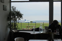 Compton Abbas Airfield - Nice cafe with full views of the airfield activities - by Clive Pattle