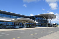 Guernsey Airport, Guernsey, Channel Islands United Kingdom (GCI) - Passenger terminal of Guernsey airport - by Jack Poelstra