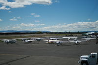 Bend Municipal Airport (BDN) - Looking out over the Field from the Restaurant  - by D. L. Cooke