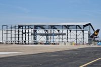 Boise Air Terminal/gowen Fld Airport (BOI) - New hangar now has a roof. - by Gerald Howard