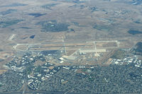 Sacramento Mather Airport (MHR) - Flying by Sacramento Mather airport in a Cessna 182 - by Timothy Aanerud
