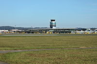 Graz Airport, Graz Austria (LOWG) - The Tower and  Apron. - by Sikorsky64