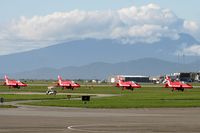 Vancouver International Airport - Red Arrows 2019 North American tour - by Manuel Vieira Ribeiro