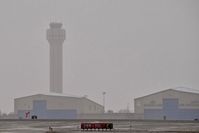 Boise Air Terminal/gowen Fld Airport (BOI) - Snow starting to close in. - by Gerald Howard