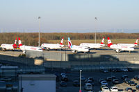 Vienna International Airport, Vienna Austria (LOWW) - stored Austrian Airlines planes due to corona-crisis - by Thomas Ramgraber