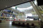Olbia - the departures hall inside the main terminal of Olbia/Costa Smeralda airport - by Ingo Warnecke