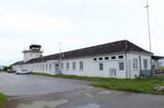 Bodensee Airport, Friedrichshafen Germany (EDNY) - landside view of the old terminal and tower at Friedrichshafen Bodensee airport - by Ingo Warnecke
