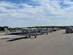 Brainerd Lakes Regional Airport (BRD) - Flightline at Brainerd - by Timothy Aanerud