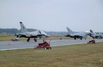 Kleine Brogel Air Base Airport, Kleine Brogel Belgium (EBBL) - a look along the flightline at the 2022 Sanicole Spottersday at Kleine Brogel air base - by Ingo Warnecke